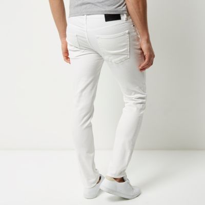 White Sid skinny stretch jeans